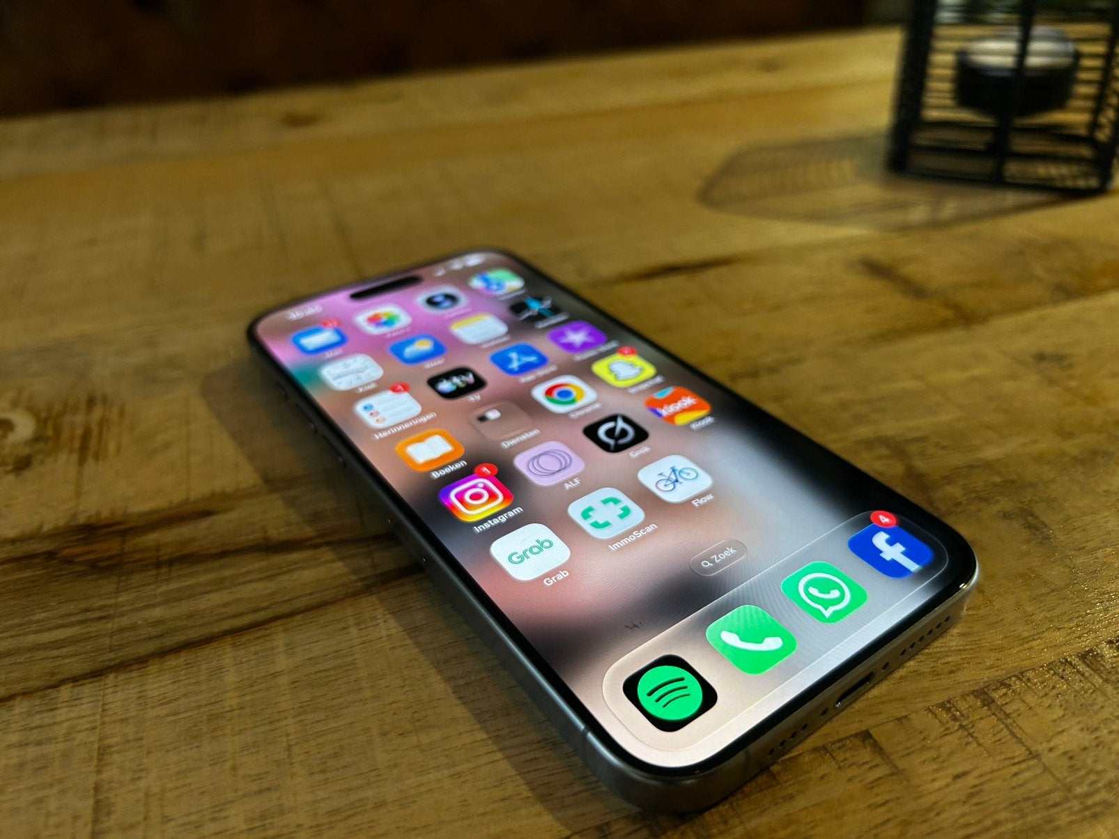 Iphone 15 Pro Max 256GB Titanium, Telecommunicatie, IPhone 15 Pro Max, Zo goed als nieuw, Zonder simlock, Zonder abonnement