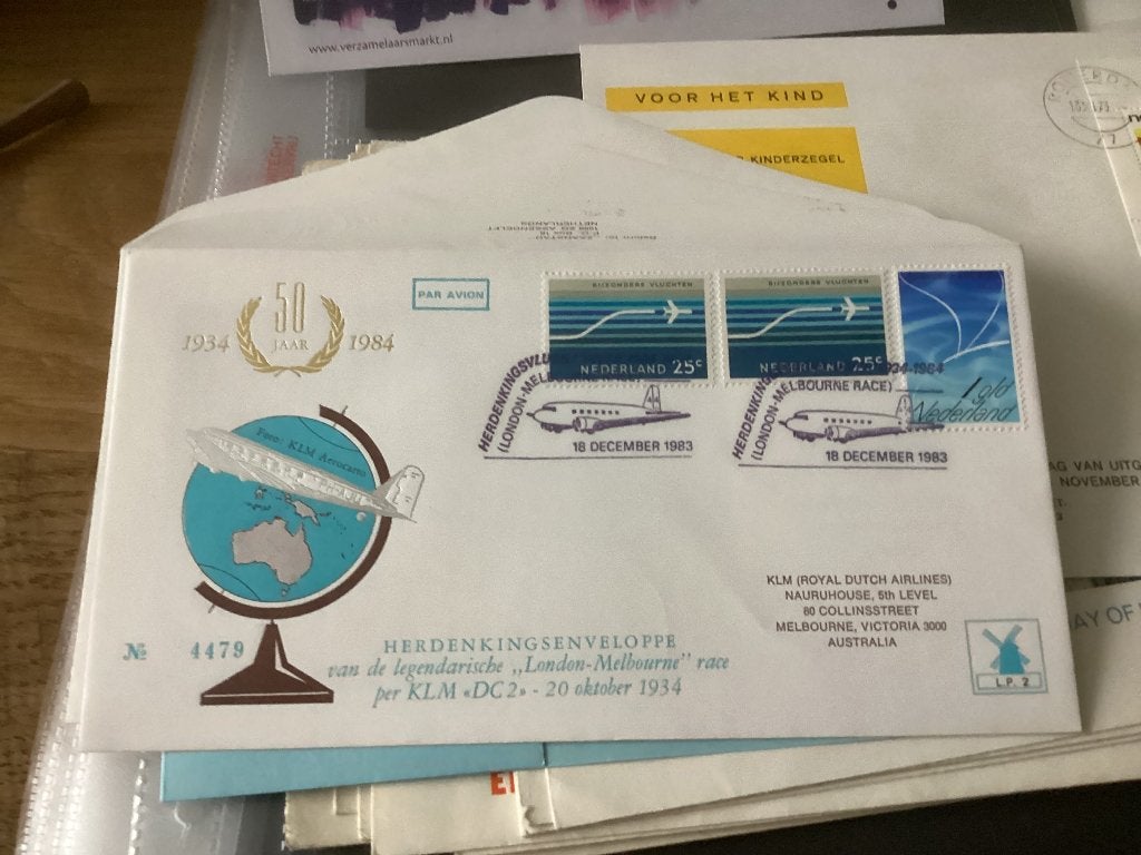 No2814 Philato L.P.2 18-12-1983 Nederland jaargangen fdc 196, Postzegels en Munten, Postzegels | Eerstedagenveloppen, Ophalen