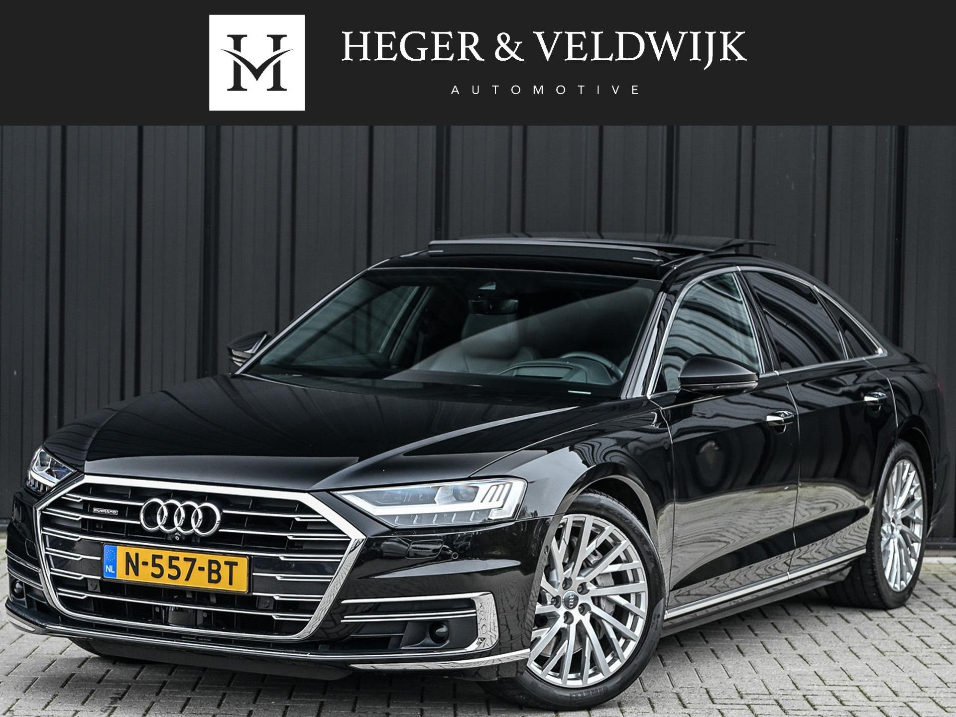 Audi A8 55 TFSI quattro Pro Line Plus | LUCHTVERING | STANDK, Auto's, Audi, Gebruikt, 2995 cc, Leder, Bedrijf