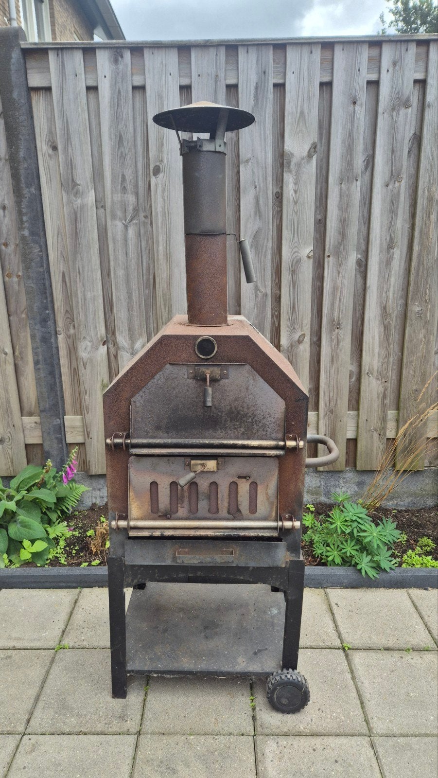 Robuuste pizzaoven - tuin kachel, Ophalen, Gebruikt, Onbekend