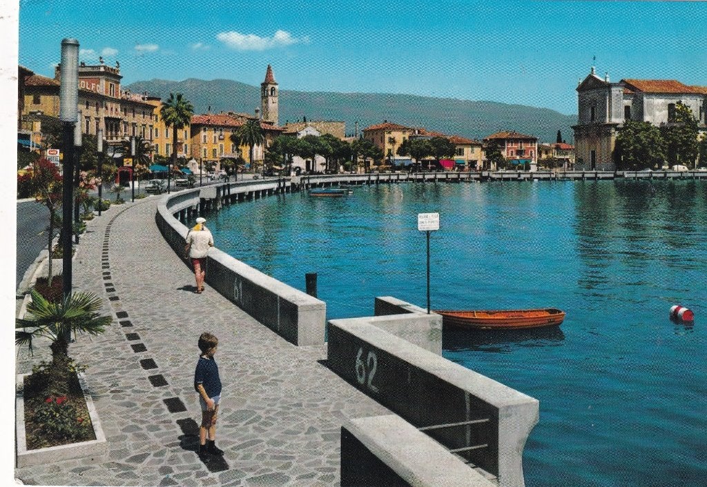 Italië lago di garda, maderno lungolago, Verzenden, 1960 tot 1980, Gelopen, Italië