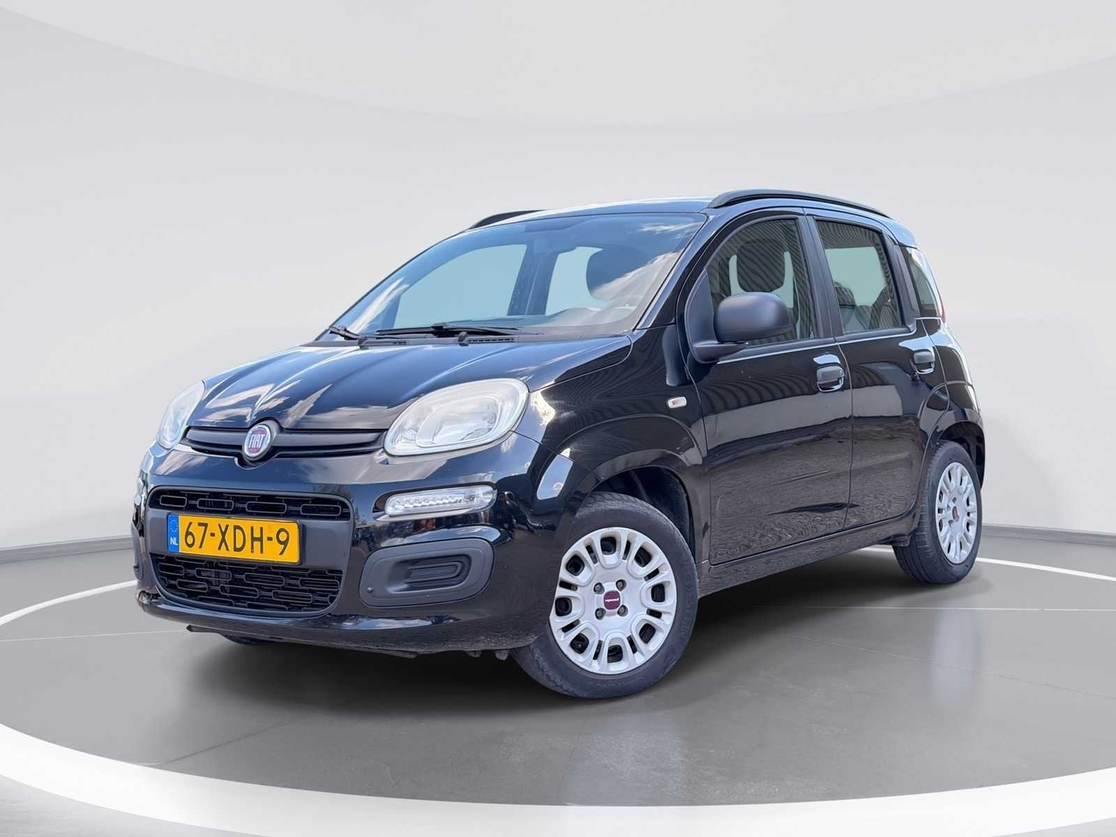 Fiat Panda 0.9 TwinAir Easy 2012 | 67-XDH-9, Auto's, Voorwielaandrijving, Euro 5, Panda, Zwart