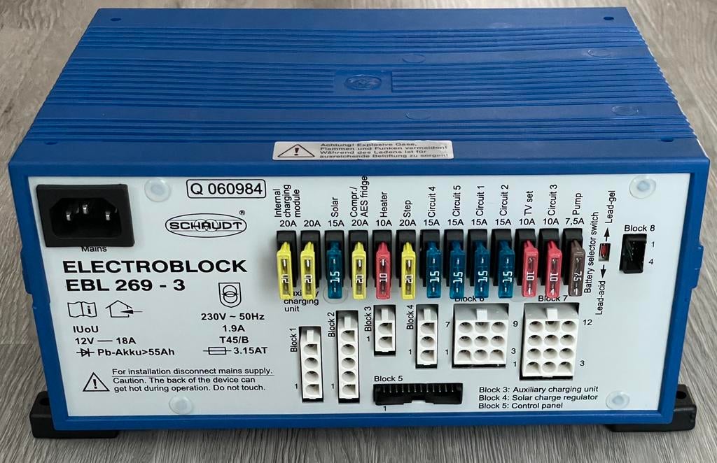Schaudt EBL269 -3 Elektroblock, Schaudt, Zo goed als nieuw, Service@schaudt.de, Planckstr. 8 Markdorf