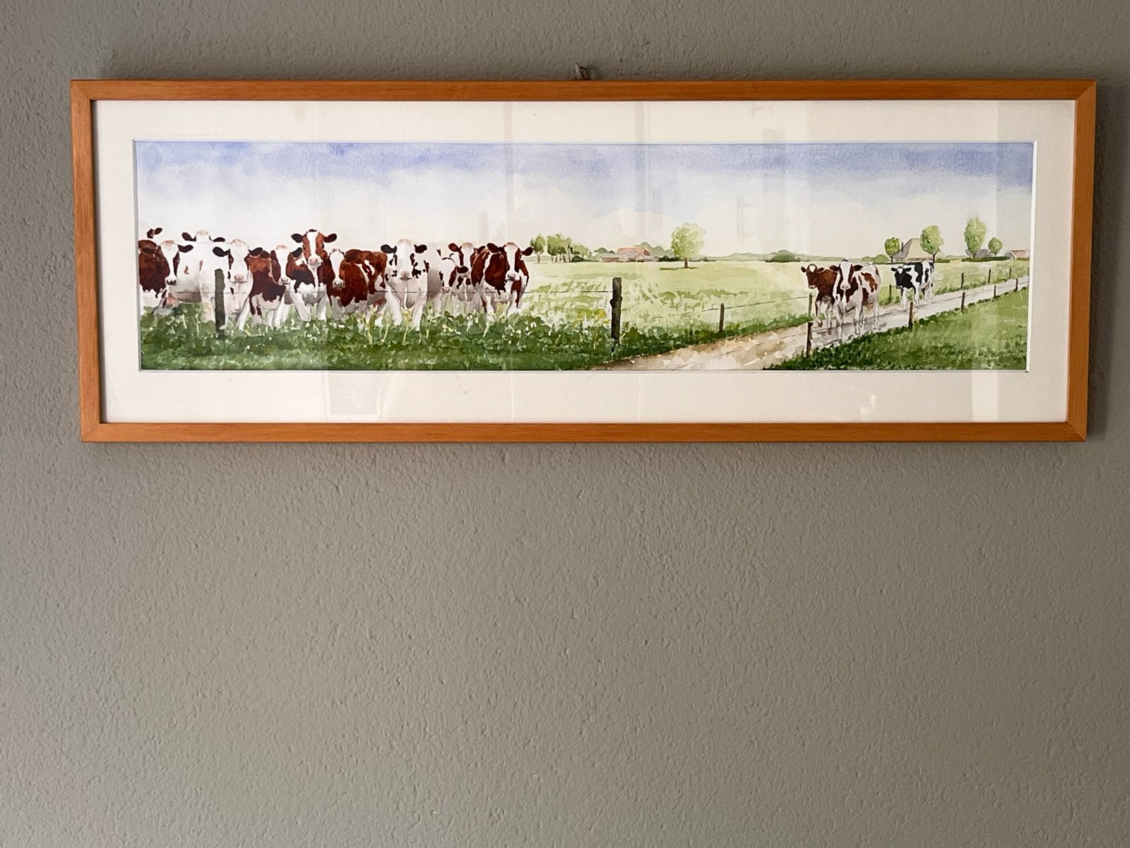Set van 2 aquarellen van John Derksen, geïnspireerd op Wiebe, Ophalen