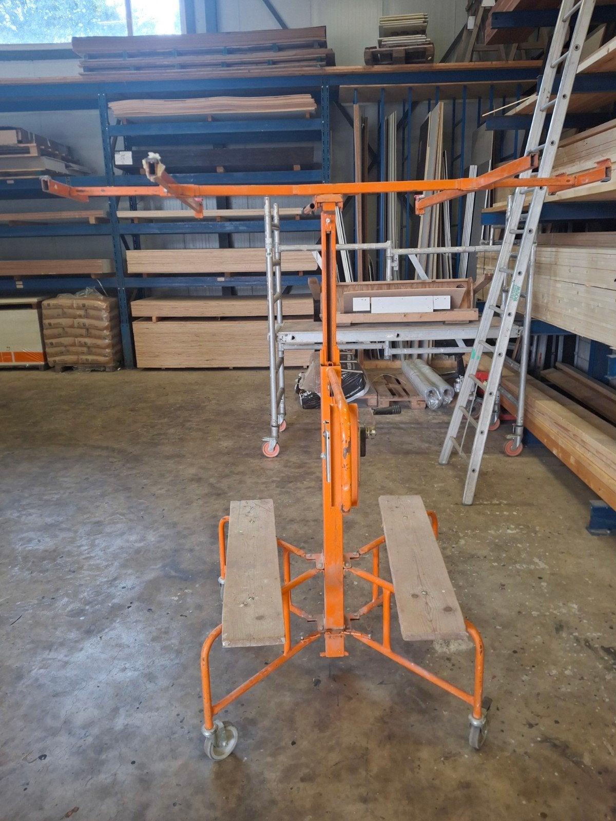Gipsplatenlift / Platenlift, Ophalen, Gebruikt, Opvouwbaar of Inschuifbaar, 4 meter of meer