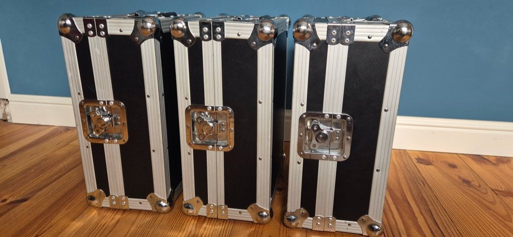 3 nette flight cases, Ophalen, Gebruikt, Overige instrumenten