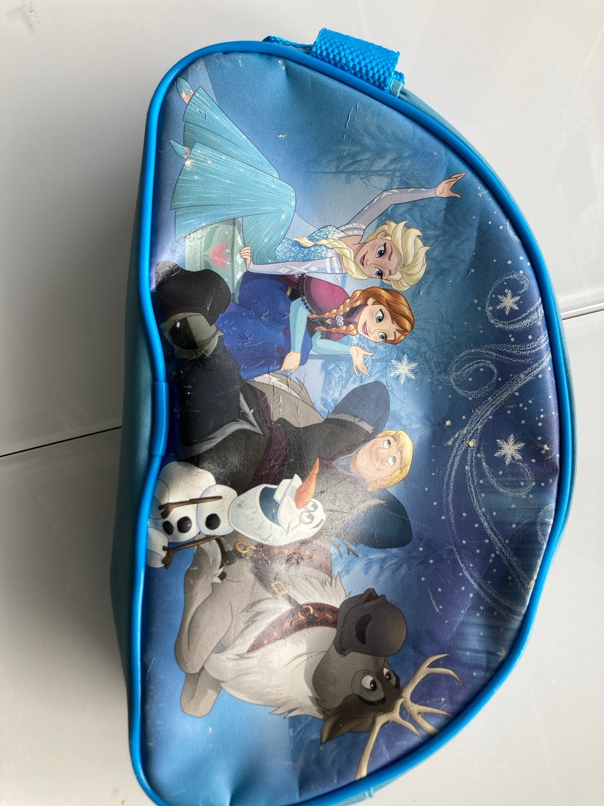 Frozen etui/pennenzak met Elsa, Anna, Olaf en Sven, Ophalen of Verzenden, Gebruikt