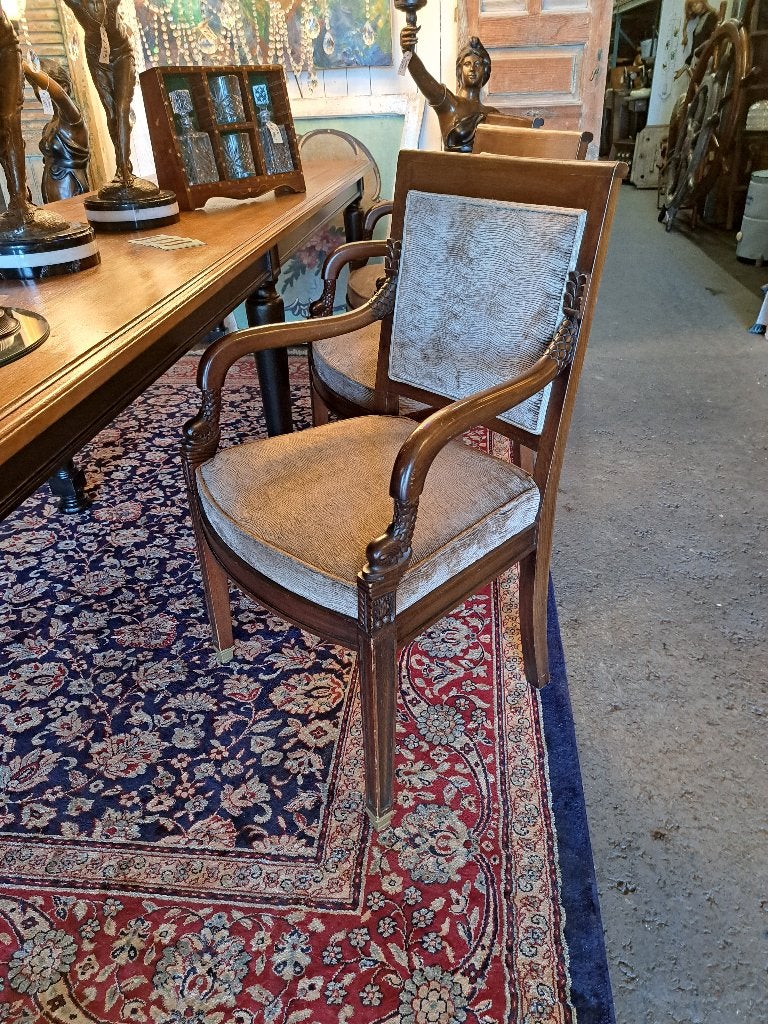 Zeer mooie klassieke stoel in Empire stijl 3 stuks in stock, Ophalen of Verzenden