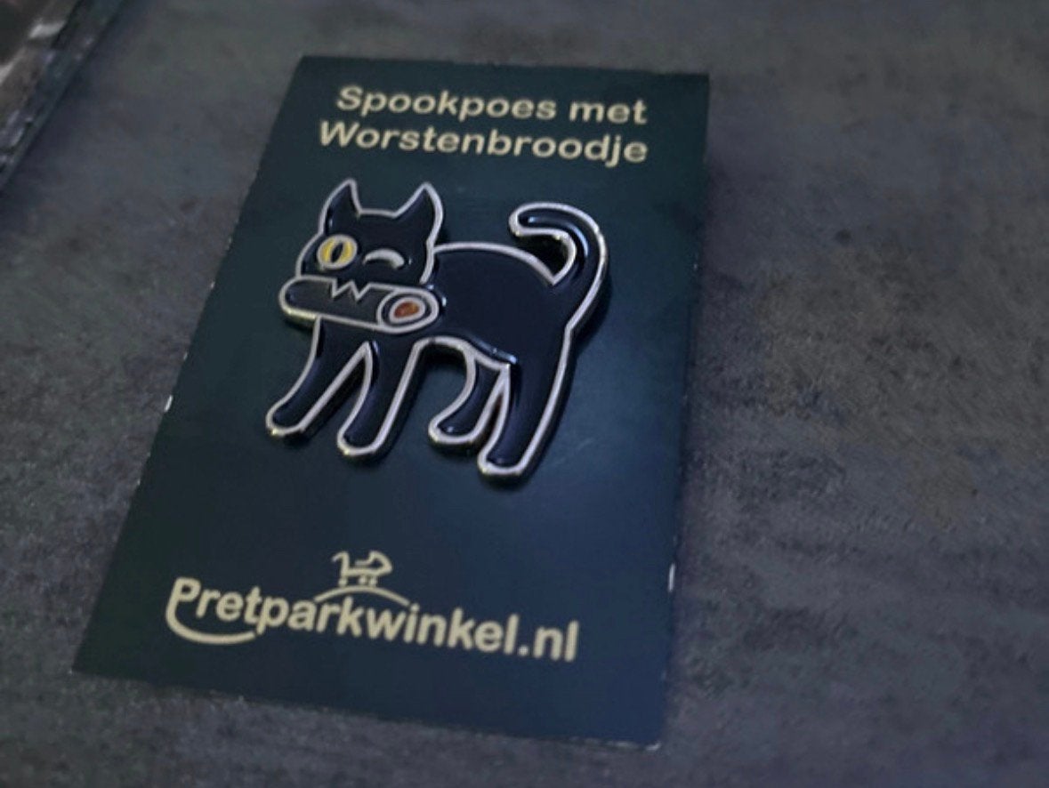 Spookpoes pin pretpark winkel, Ophalen of Verzenden, Nieuw