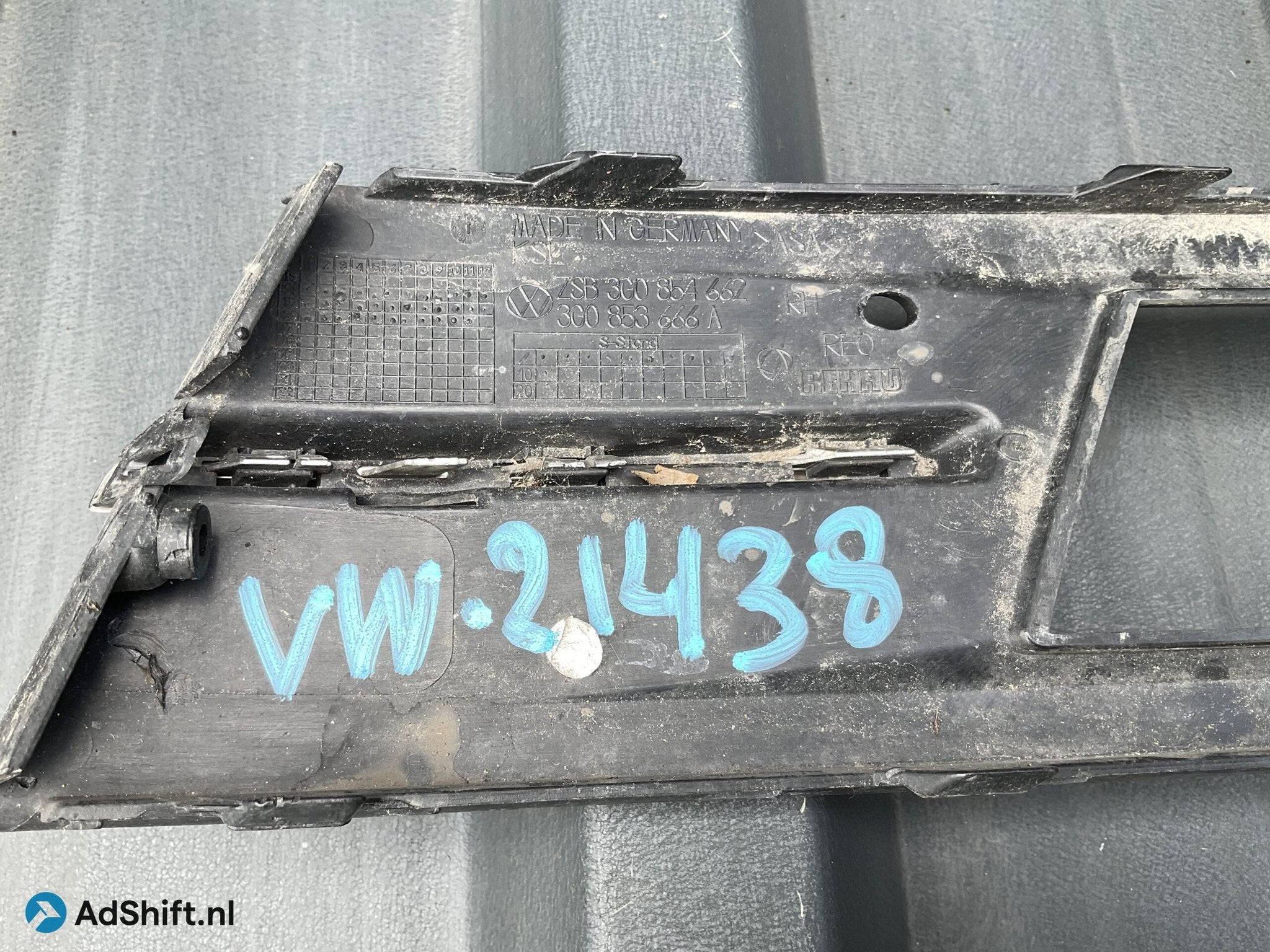 Bumper Grill Volkswagen Passat B8 3G0853666A Mistlamp Rooste, Auto-onderdelen