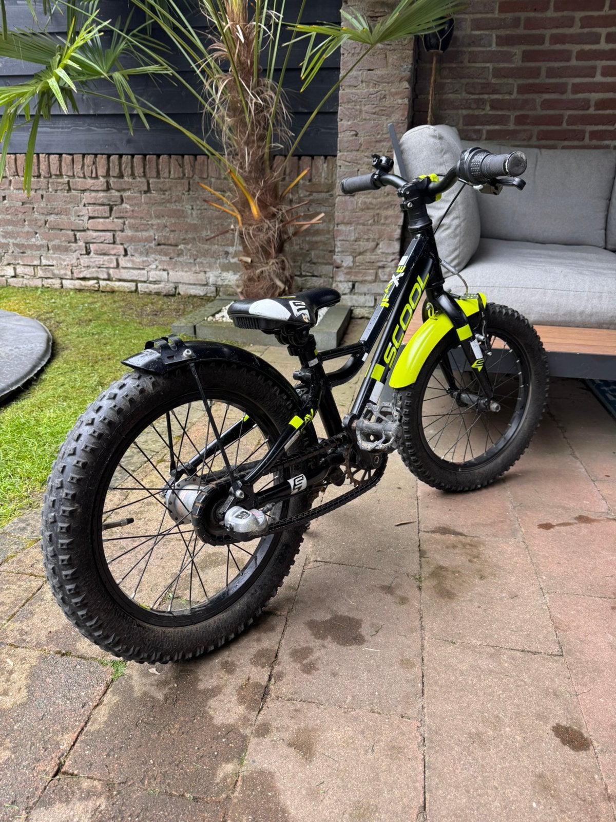Scool faXe 16 inch mountainbike kinderfiets 3 versnellingen, Fietsen en Brommers, Fietsen | Kinderfietsjes, Ophalen, Gebruikt