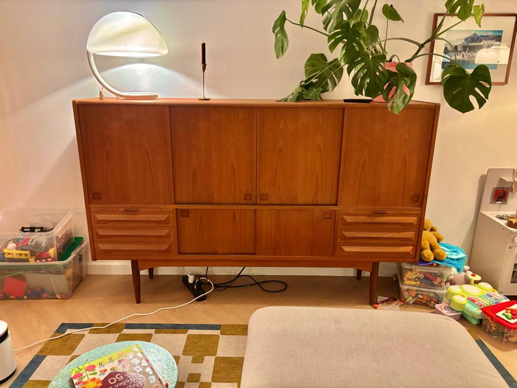 Vintage Deens dressoir/tv-meubel - Johannes Andersen, Ophalen of Verzenden