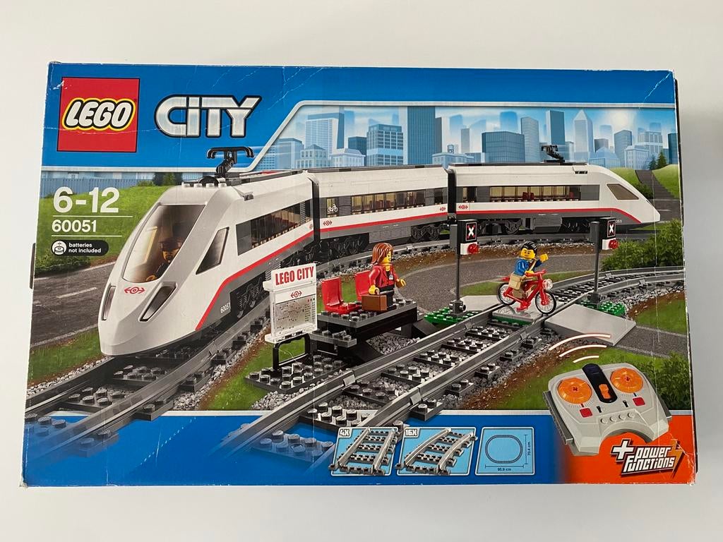 Lego City trein 60051, Ophalen of Verzenden, Gebruikt, Complete set, Lego