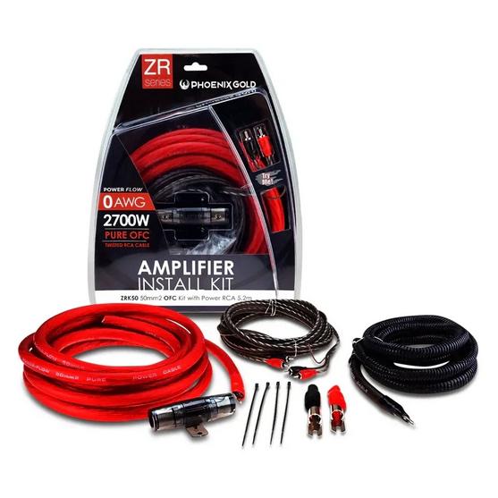 Phoenix Gold ZRK50 OFC kabelset 50mm2 HQ aansluit set, Auto diversen, Hifi-Focus, Aalsmeerderweg 173 1432 CL, Aalsmeer, Nieuw