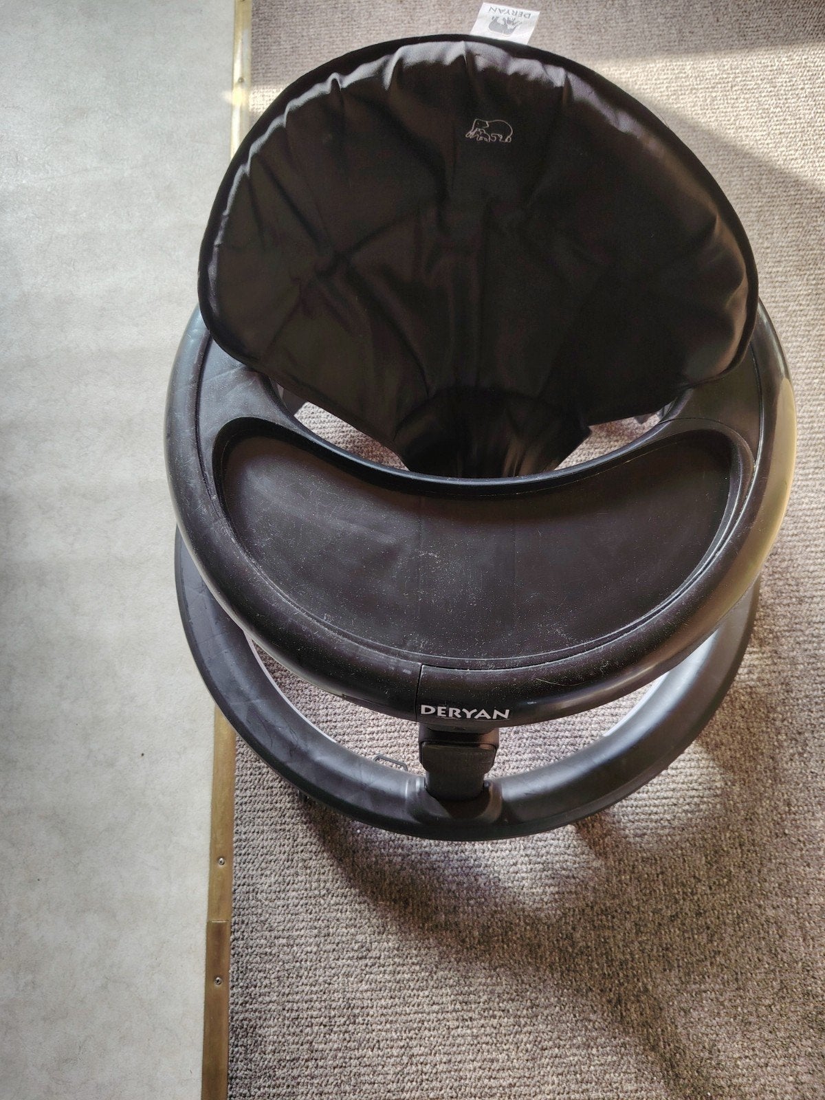 Deryan Loop Loop Loop Baby Walker Zwart, Ophalen, Gebruikt