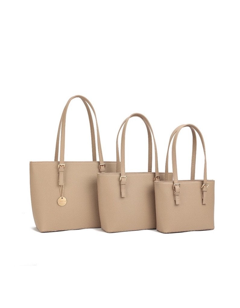 Damestassen set, 3 tassen in verschillende maten, Ophalen of Verzenden, Nieuw, Overige kleuren, Handtas
