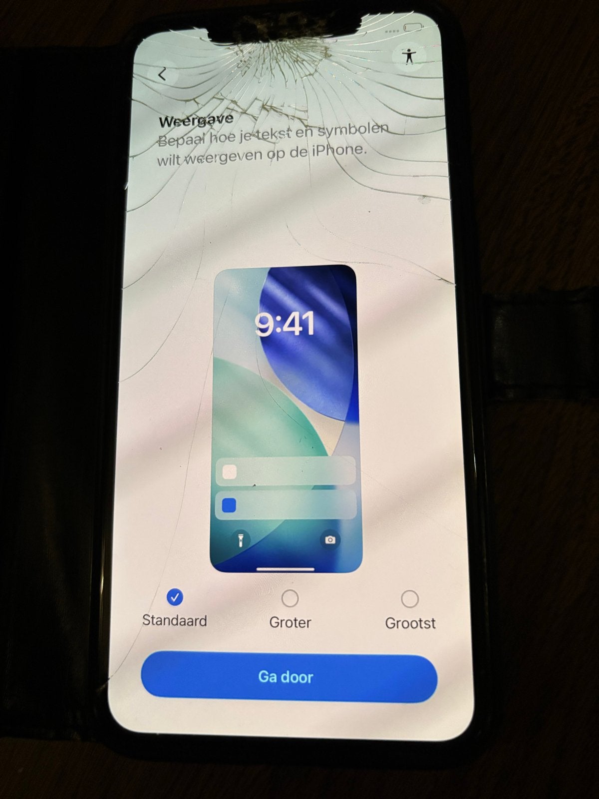 iPhone 11 Pro Max 64GB - Scherm zitten barsten in., Telecommunicatie, Ophalen, Gebruikt, 64 GB, IPhone 11 Pro Max