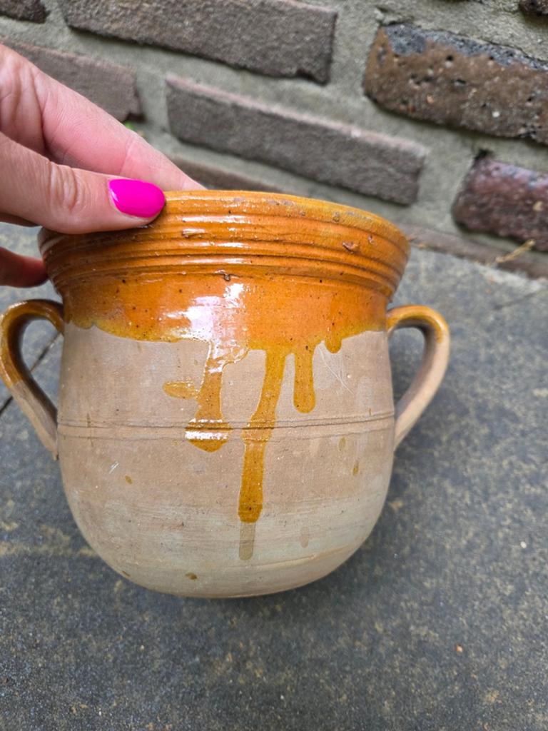 Antieke Franse Configure Pot - Bloempot of Schaal, Ophalen of Verzenden
