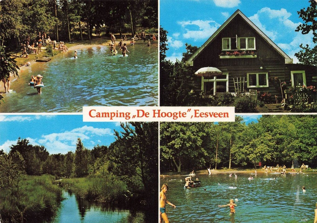 Camping De Hoogte, Eesveen, Ophalen of Verzenden, 1980 tot heden, Gelopen, Overijssel
