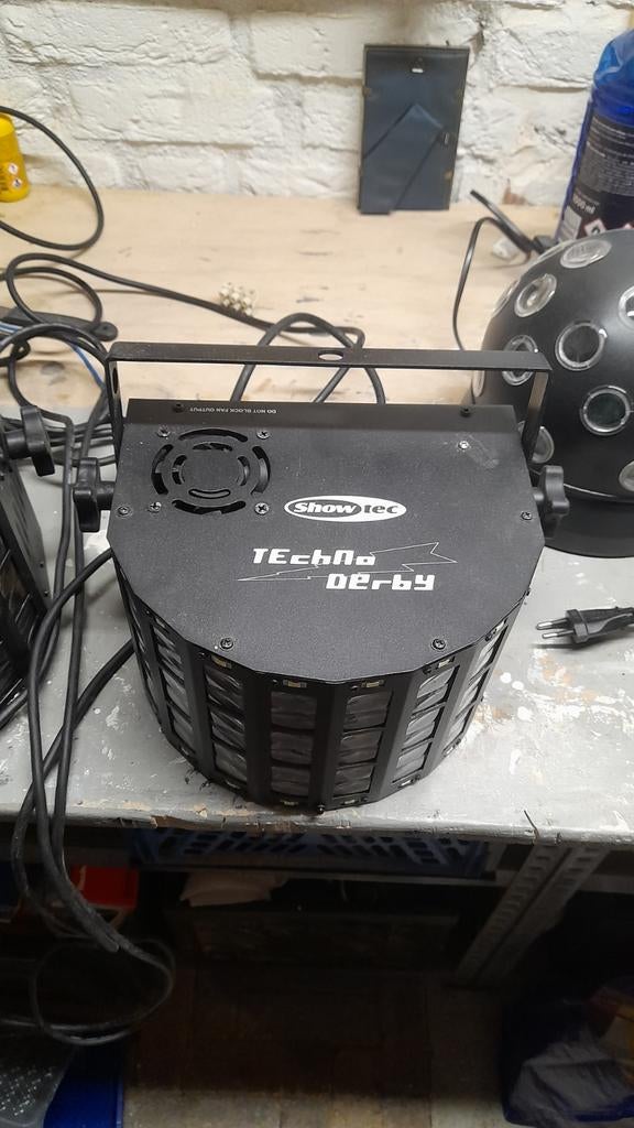 Showtec Techno Derby (nog 2 stuks), Ophalen, Zo goed als nieuw, Licht