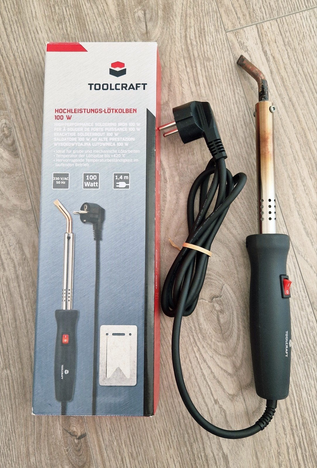 100 Watt Soldeerbout, Doe-het-zelf en Verbouw, Ophalen, Zo goed als nieuw, Stopcontact