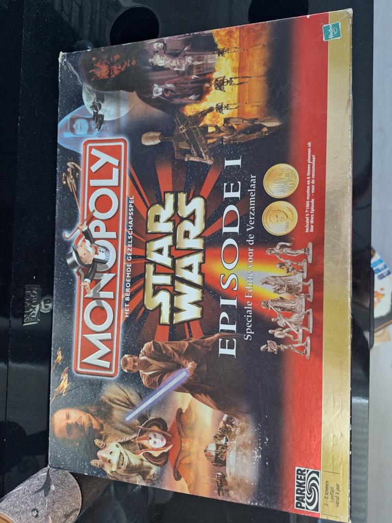 Monopoly Star Wars Episode I - Speciale Editie, Vijf spelers of meer, Ophalen, Gebruikt, Parker Brothers