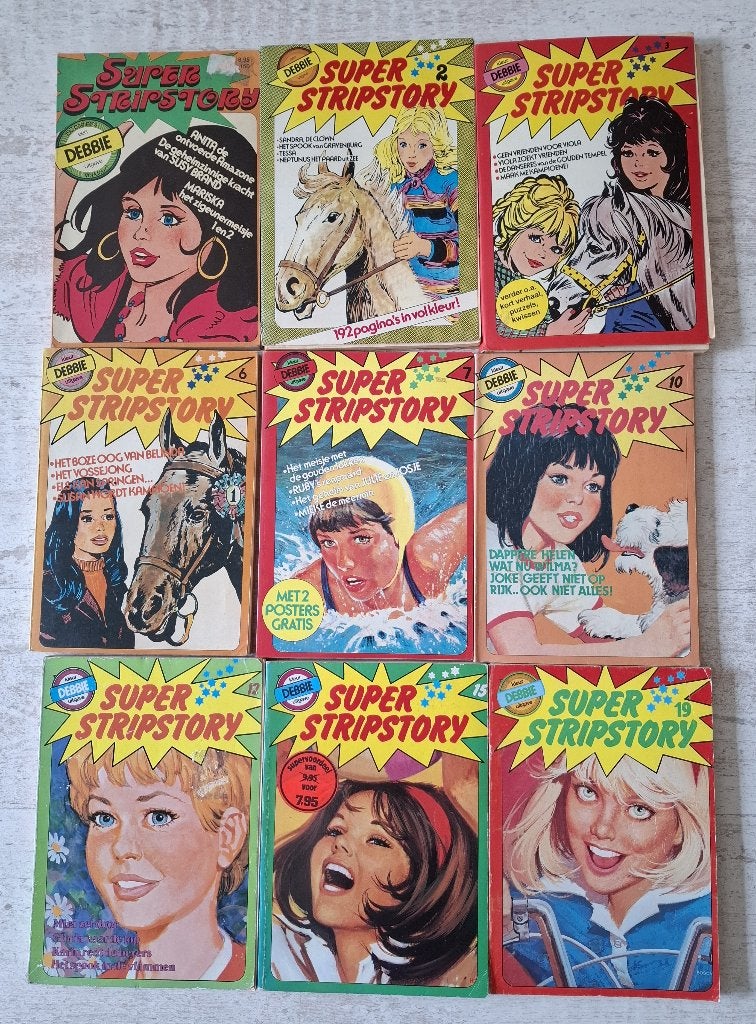 9x Debbie Super Stripstory, Boeken, Stripboeken, Meerdere stripboeken, Ophalen of Verzenden, Gelezen