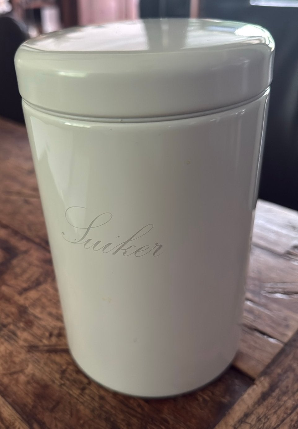 Brabantia suikerbus, Ophalen of Verzenden, Zo goed als nieuw, Voorraadpot, Wit