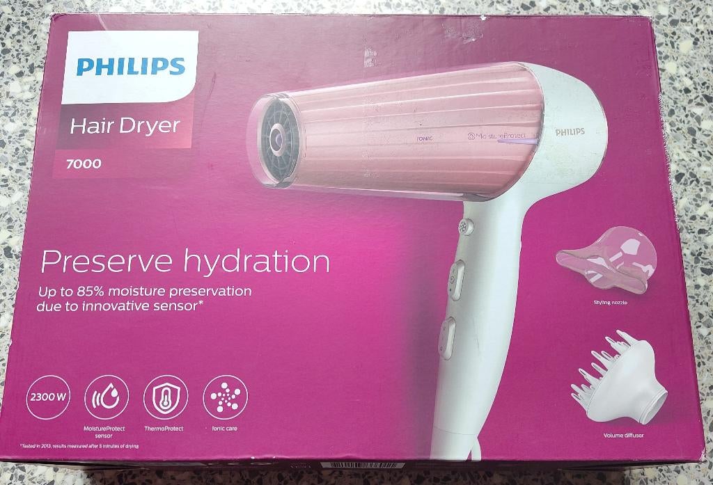 Philips haardroger föhn HP8280 2300W, Ophalen of Verzenden, Zo goed als nieuw, Haarverzorging