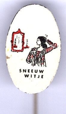 Sneeuwwitje blik sprookjes speldje ( W_206), Verzenden, Zo goed als nieuw, Figuurtje, Speldje of Pin
