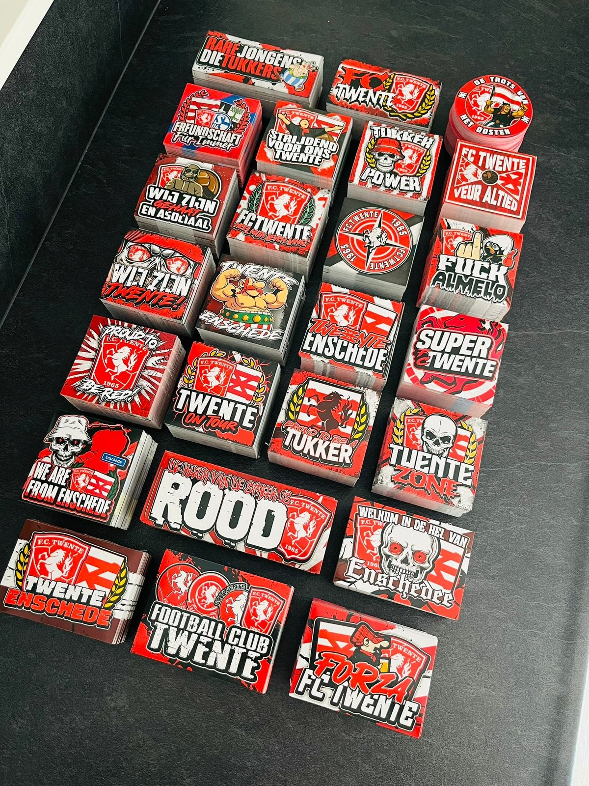 100 Fc Twente stickers, Verzamelen, Ophalen of Verzenden, Zo goed als nieuw, F.C. Twente, Poster, Plaatje of Sticker