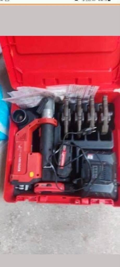 Rothenberger 1000002115 Romax Compact TT Basic Set Accutang, Ophalen, Zo goed als nieuw