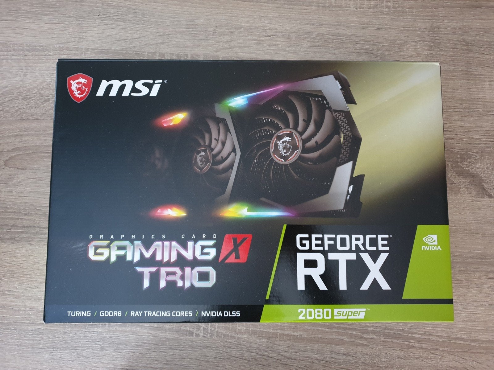 MSI RTX 2080 SUPER GAMING X TRIO, Ophalen, PCI-Express 3, GDDR6, Zo goed als nieuw