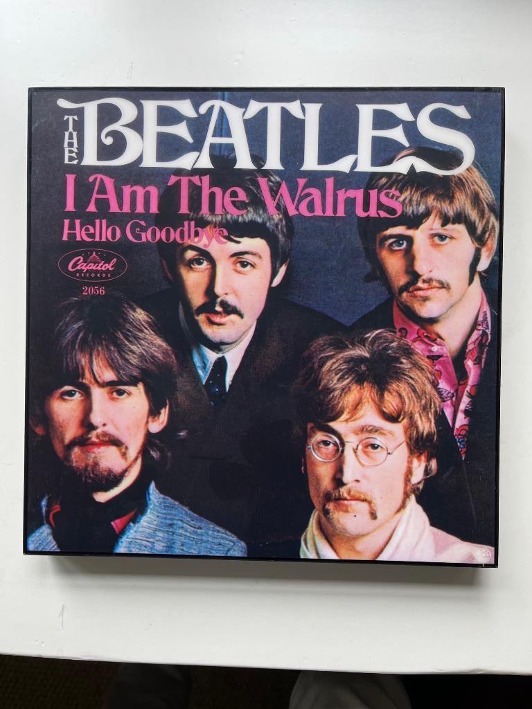 Beatles memorabilia: houten portret, Ophalen of Verzenden, Huis en Inrichting