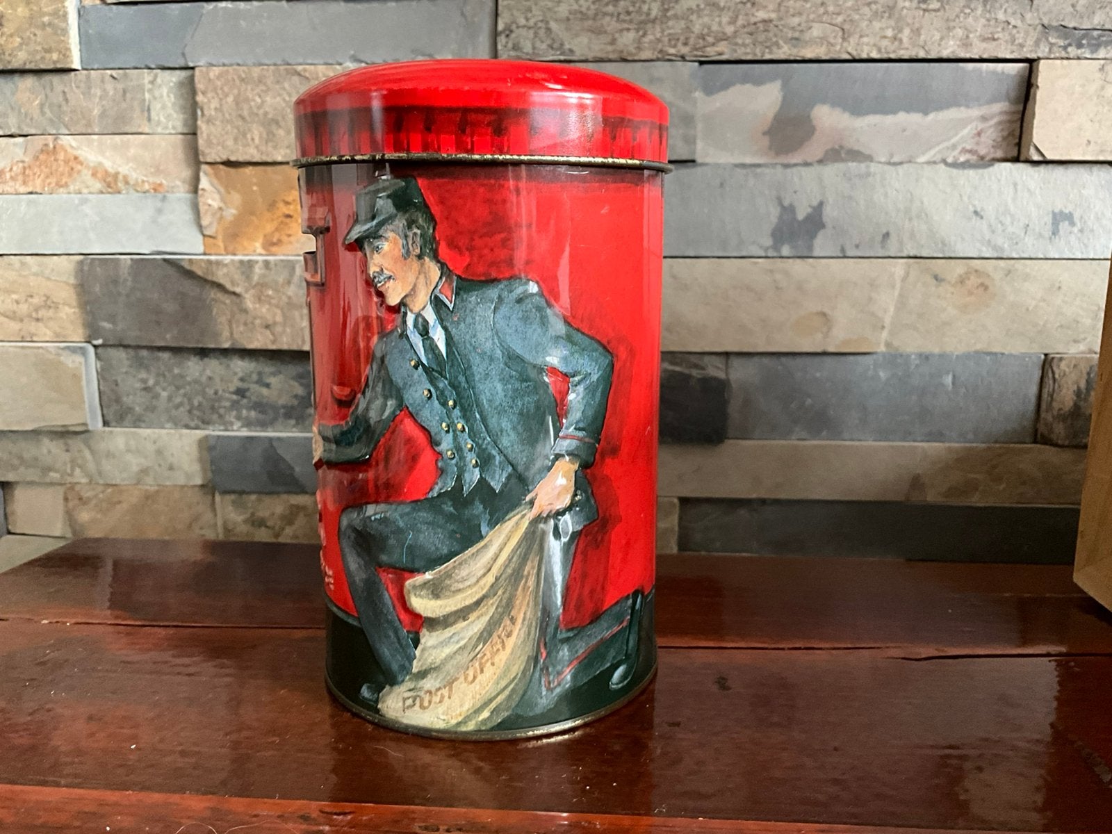 Churchill’s heritage of england pos box money box blik, Ophalen of Verzenden, Zo goed als nieuw, Overige