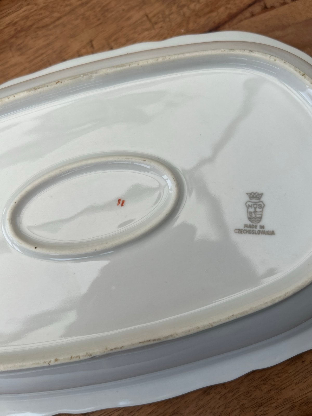 Foto 5 van Prachtig antiek servies met diverse dekschalen