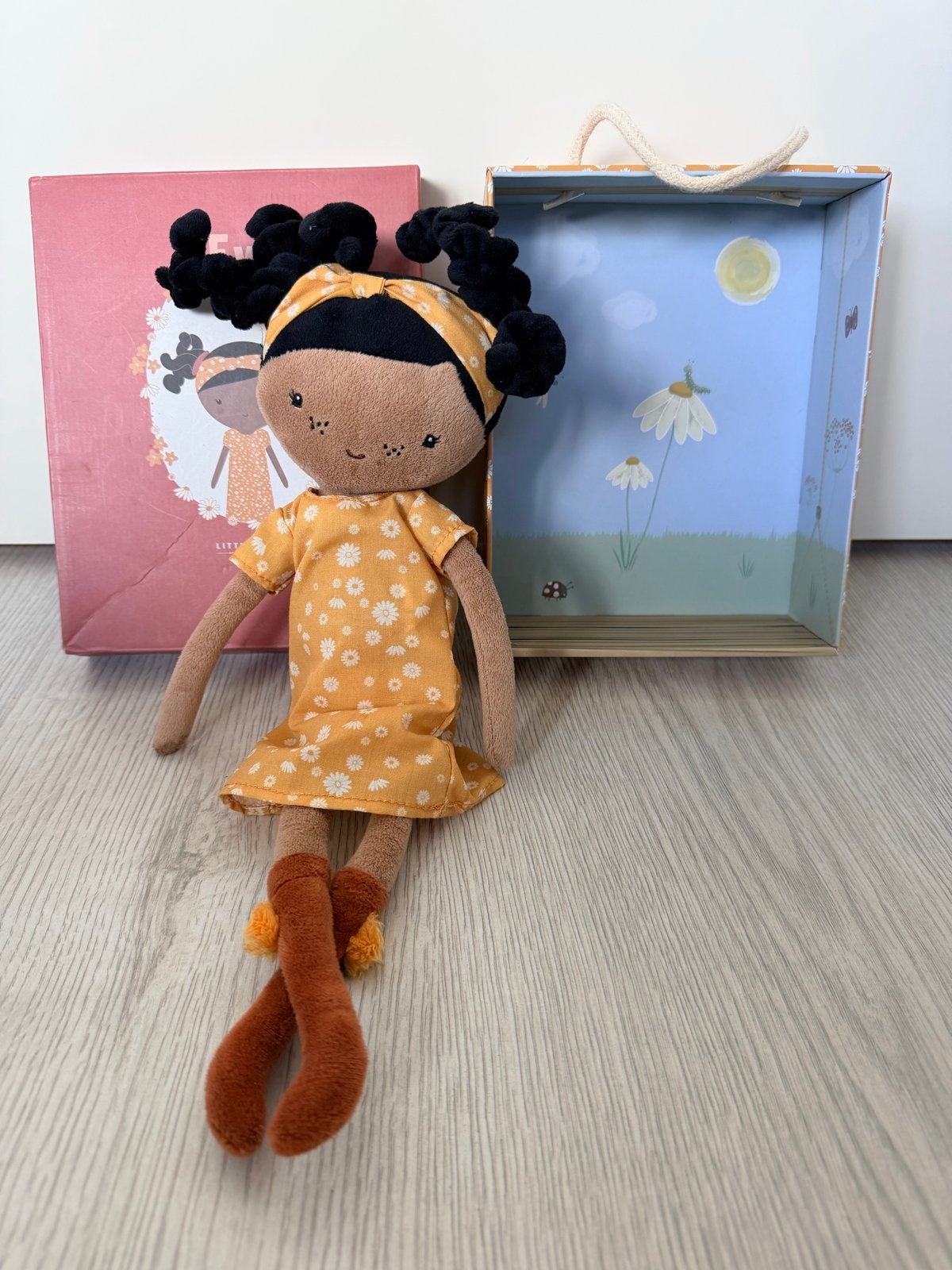 Little Dutch Stoffen Pop Evi (35 cm) – incl Originele Doos, Ophalen of Verzenden, Gebruikt, Babypop