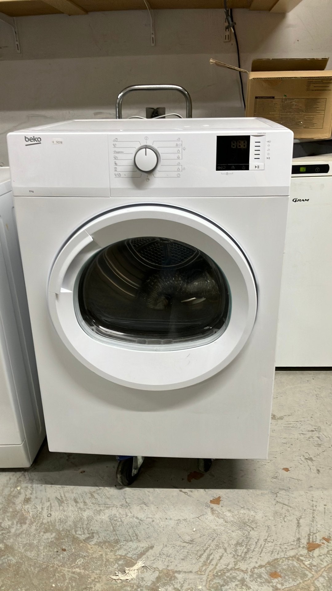 Droger van beko, Ophalen, Zo goed als nieuw, Condens, 85 tot 90 cm