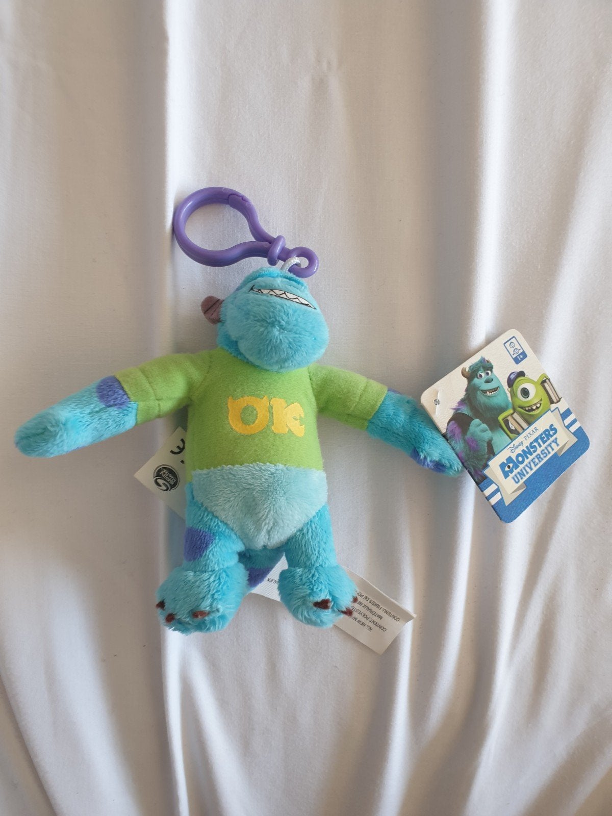 Monsters University Sulley knuffel sleutelhanger Disney, Disney, Disney, Overige typen, Blauw