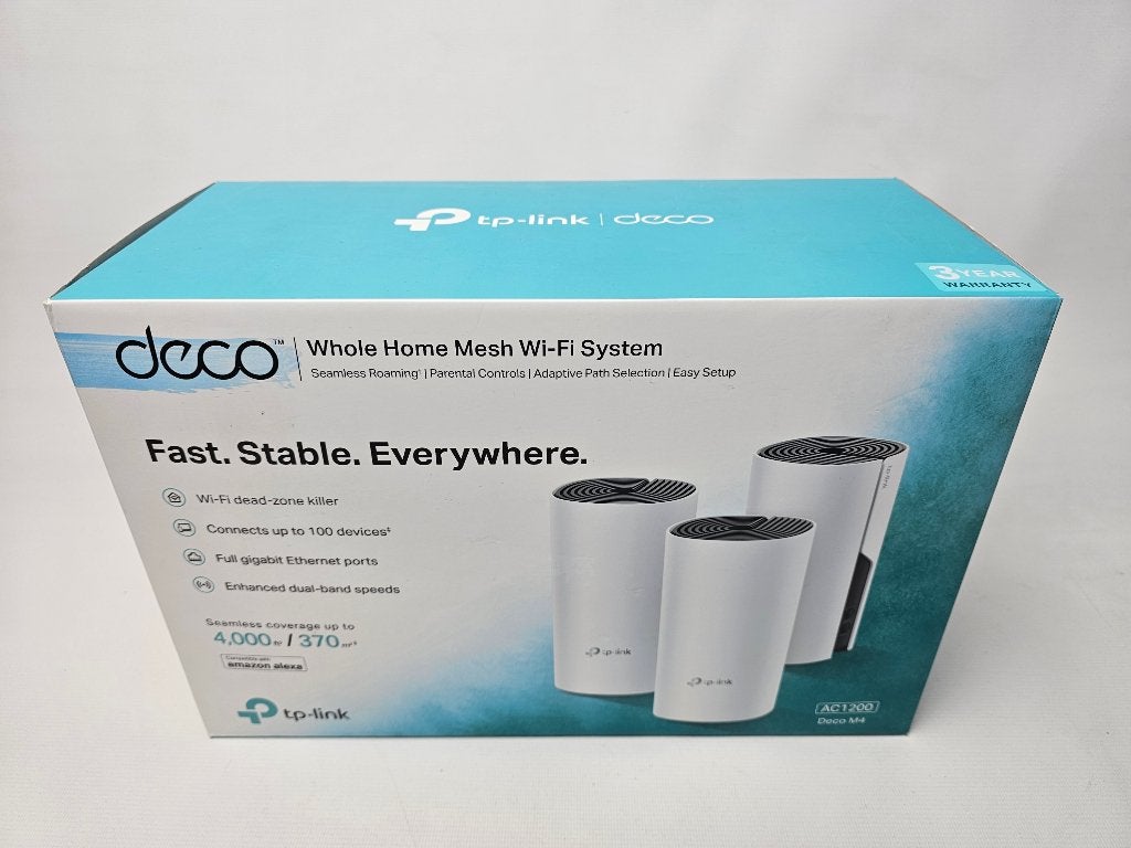 # TP-Link Deco AC1200 M4 WiFi Systeem. Ideaal voor Ziggo, Ophalen, Gebruikt, Router, TPLink