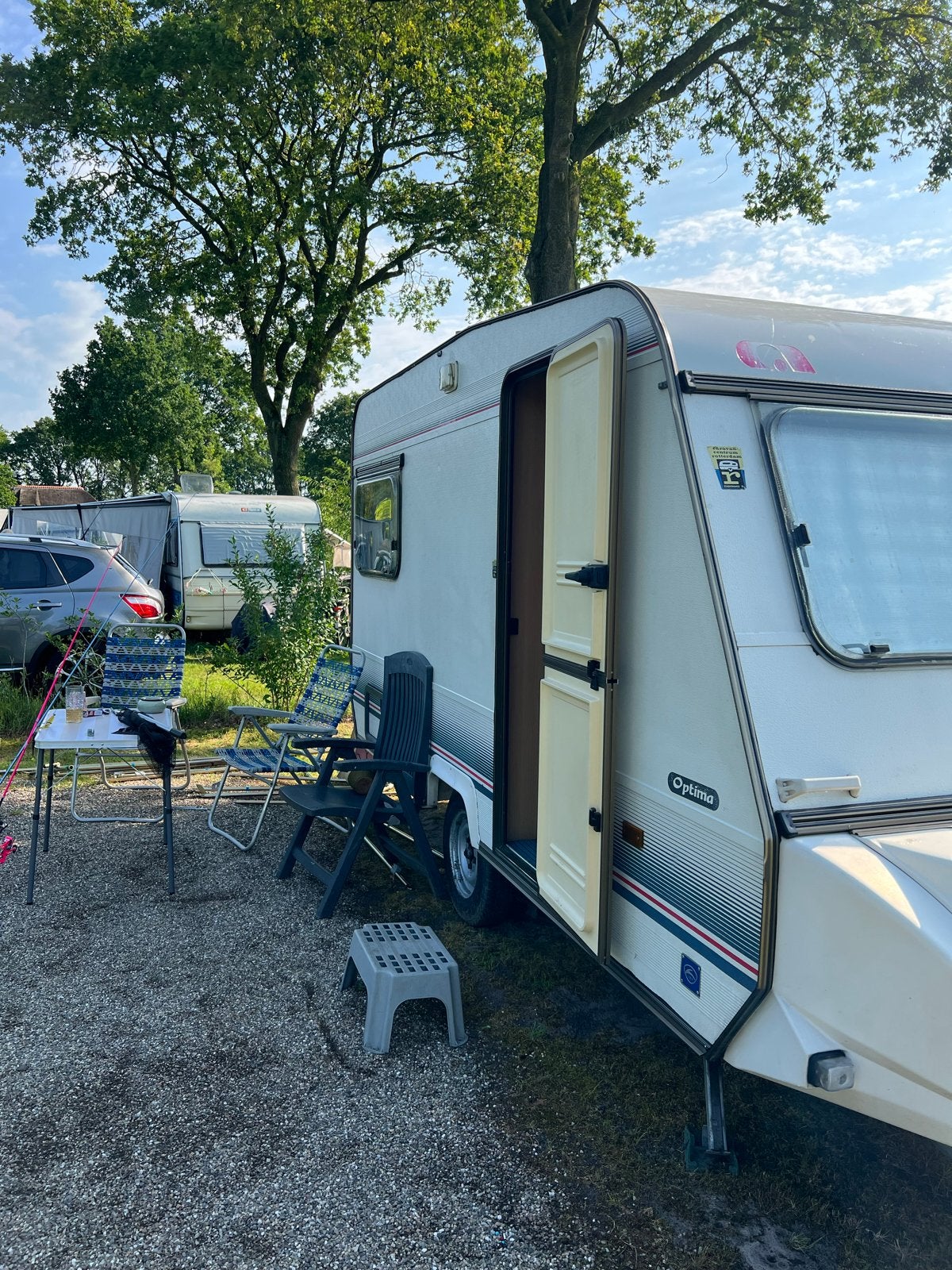 Adria Optima Caravan - Compact en Compleet, Caravans en Kamperen, Caravans, Rondzit, Omvormbare zithoek, Particulier, Adria