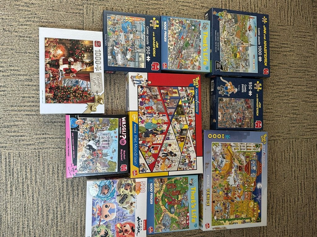 puzzels, Ophalen, 500 t/m 1500 stukjes, Zo goed als nieuw, Legpuzzel