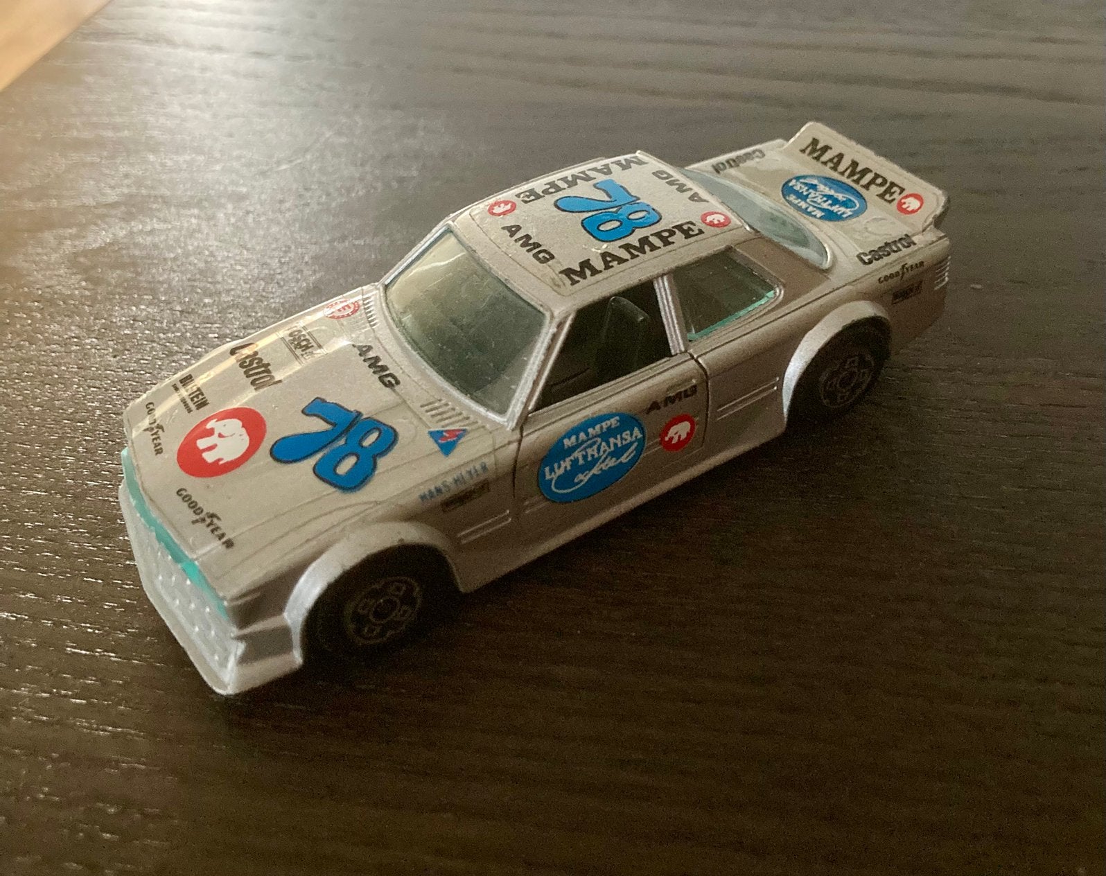 Vintage Bburago Mercedes Mampe, Ophalen of Verzenden, Gebruikt, Auto, Overige merken