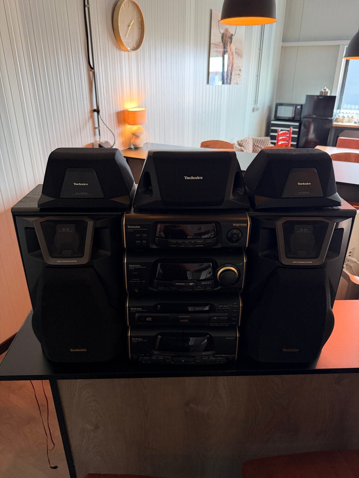 Technics Dolby Systeem met 5 CD Wisselaar, Gebruikt, Losse componenten, Cd-speler, Ophalen