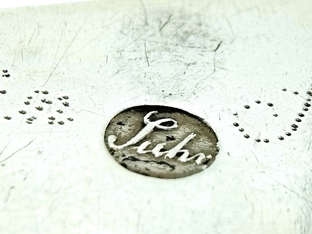 Zilveren lepel met granaat, Suhr, Wilster, 1830, Verzenden