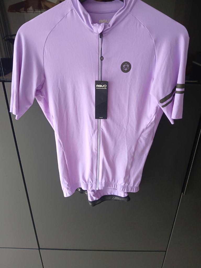 Dames paars wieler fietsshirt Agu Solid IV Trend M, Maat 38/40 (M), Agu, Paars, Nieuw