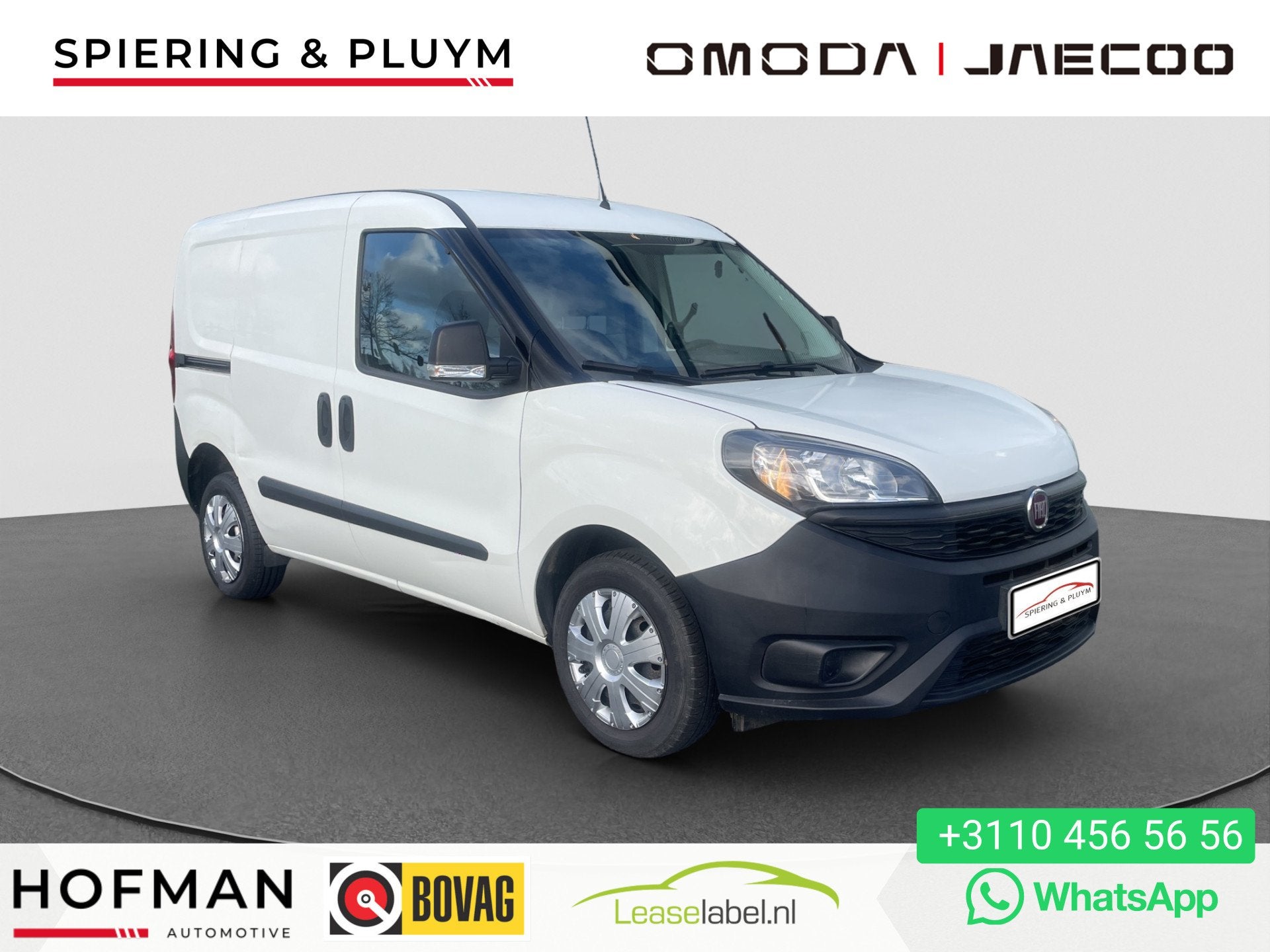 Fiat Doblò Cargo 1.3 MJ L1H1 | airco | e.ramen! (bj 2020), Voorwielaandrijving, Gebruikt, 4 cilinders, Wit