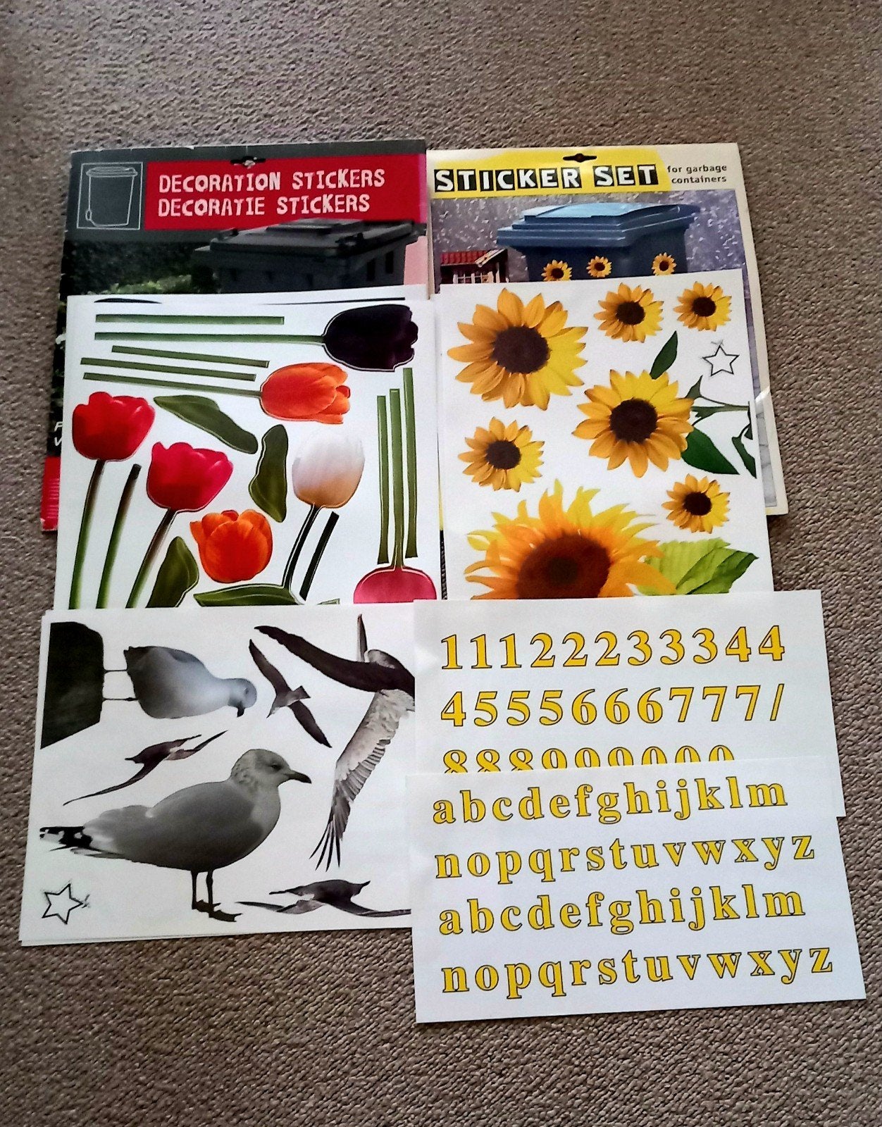 Stickers decoratie 10 vellen, Ophalen of Verzenden, Meerdere stickers