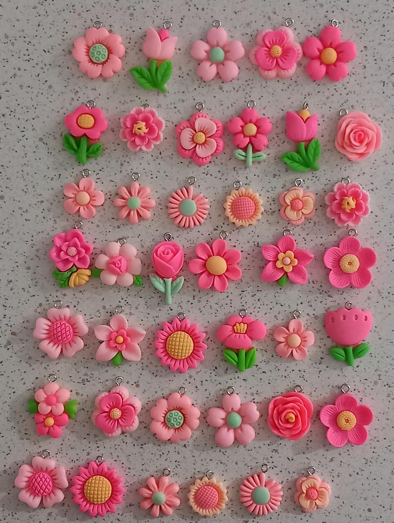 Bloemen 3D bedels, Hobby en Vrije tijd, Kralen en Sieraden maken, Ophalen of Verzenden, Nieuw, Bedel