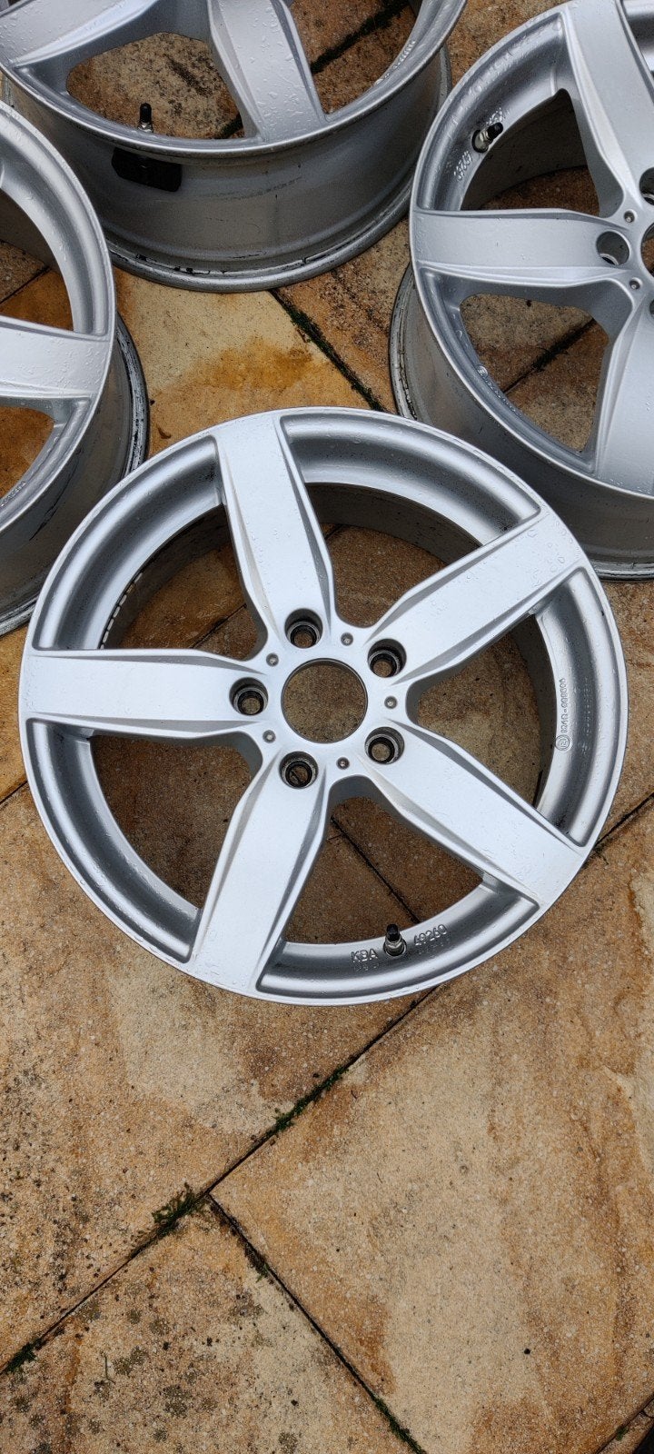 17 inch lichtmetalen velgen voor BMW F20 met RDC sensoren, Ophalen, Gebruikt, Velg(en), 17 inch